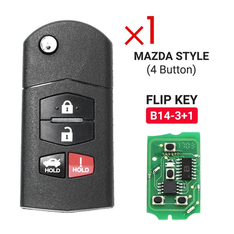 KEYDIY флэш-пульт дистанционного управления автомобильный ключ универсальный 4