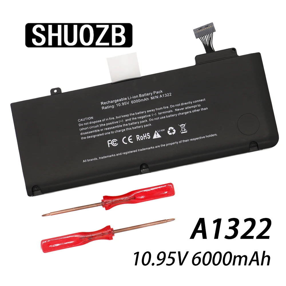 

New A1322 Battery For Apple Macbook Pro 13 inch 2009 2010 2011 2012 Year A1278 MB990 MB991 MC700 MC724 MD313 MD314 MC374 MD101