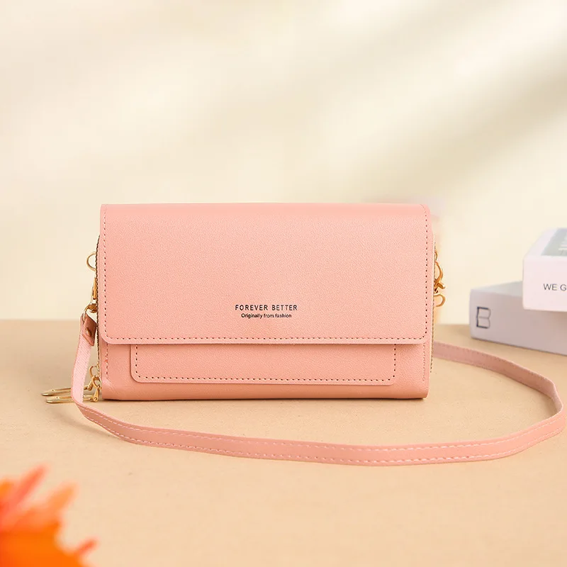 2023 Cross-border new ladies' wallets Korean version of large-capacity multi-function shoulder bag with long clutch bag change w