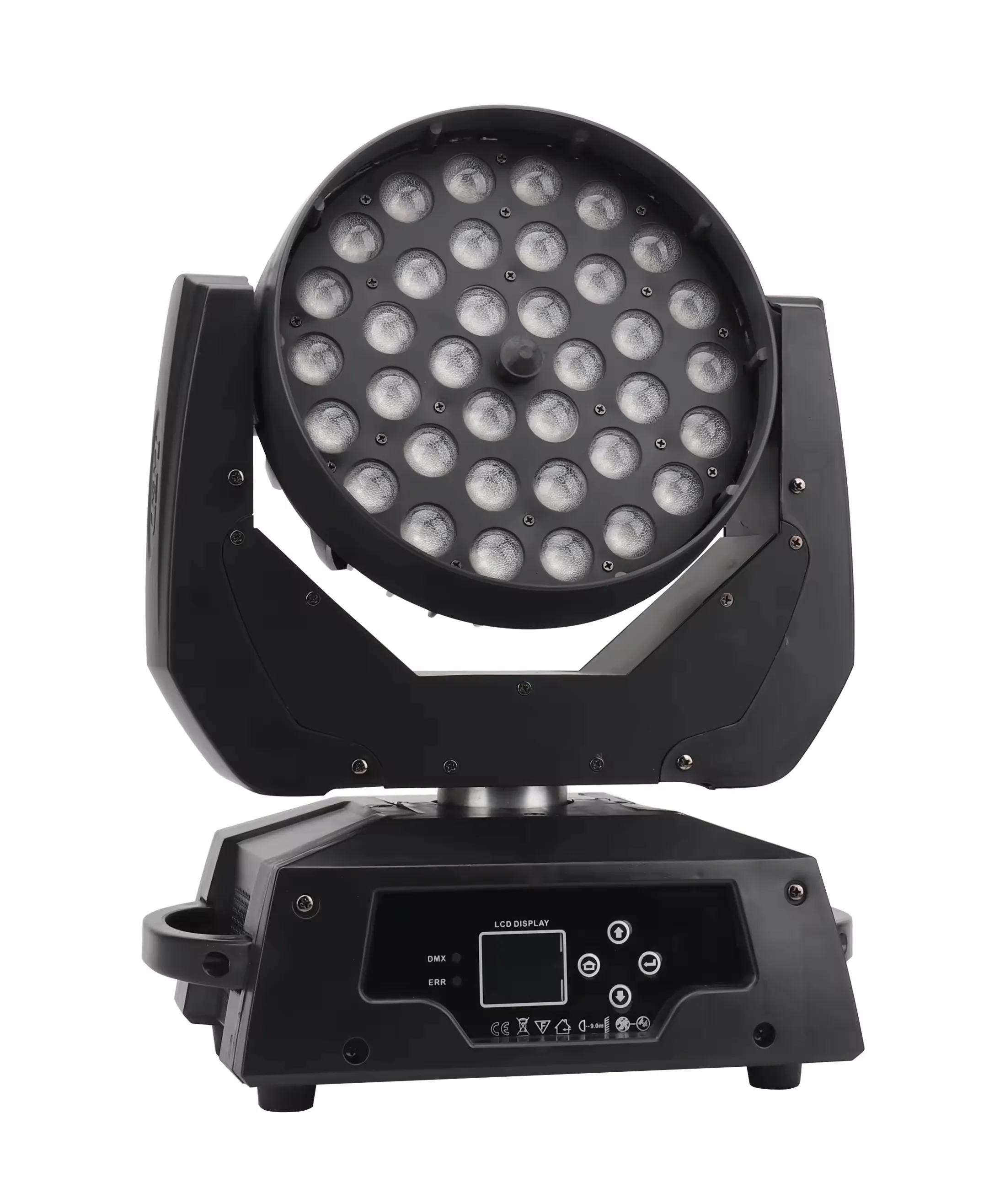 Jacmui Rgbw Zoom 4 в 1 Dmx 512 стирка светильник 36 × 10 Вт бусины высокой яркости движущаяся