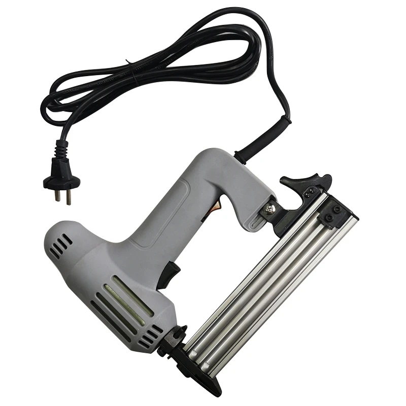 

Electric Nails Staple Tool Straight Nail Tool Framing Tacker Power Tools Stapler Tool For Furniture 5/10Mm Nails EU Plug