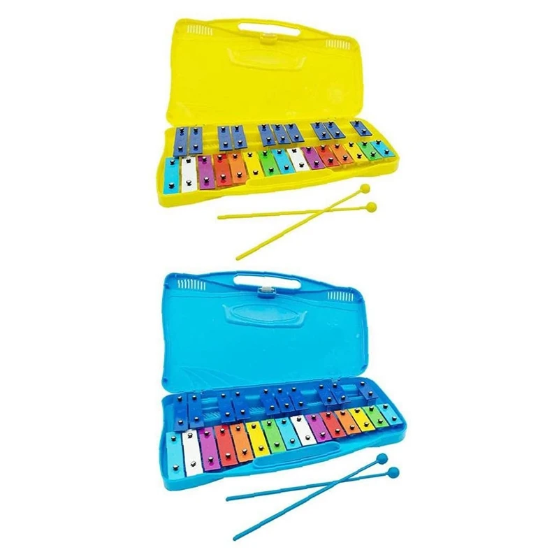 

25 Note Xylophone With Case Colorful Musical Toy Perfectly Tuned Instrument For Adults Children And Toddlers