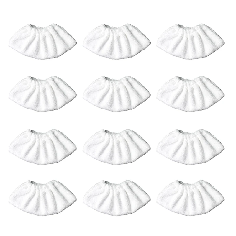 

12 Pieces Of Microfiber Steam Mop Cloth Cleaning Pad Accessories For Karcher Easyfix SC1 SC2 SC3 SC4 SC5 Steam Cleaner