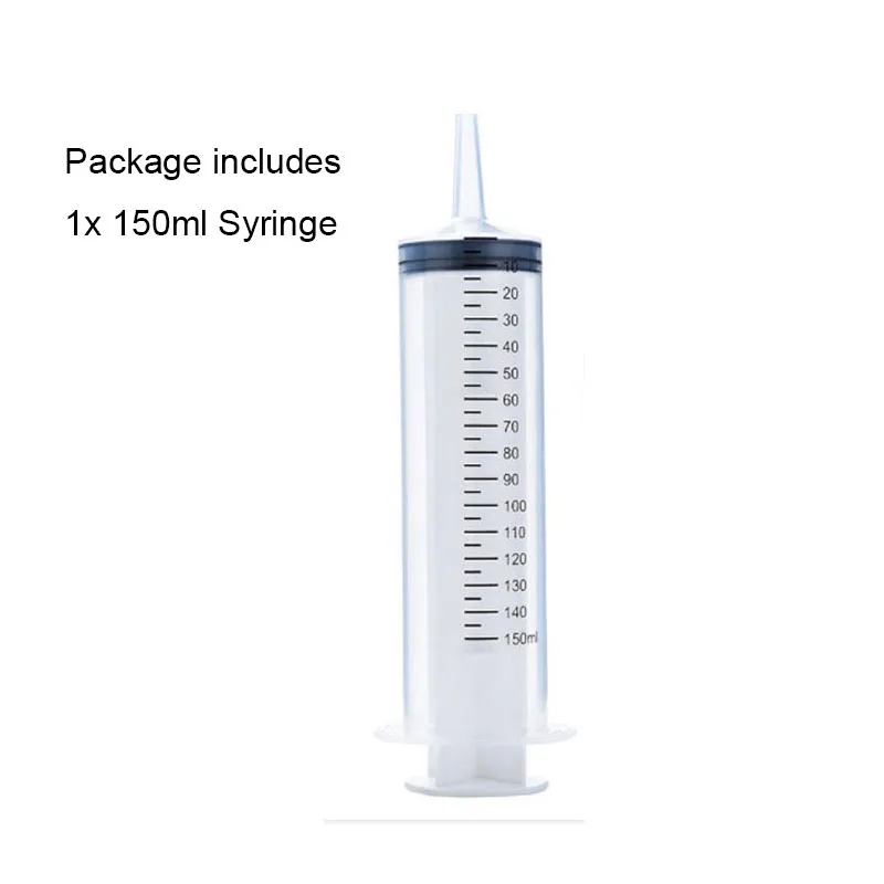 Large Capacity Syringe Reusable   Plastic Pump Nutrient Sterile Health Measuring Syringe pumping oil feeding enema glue filling