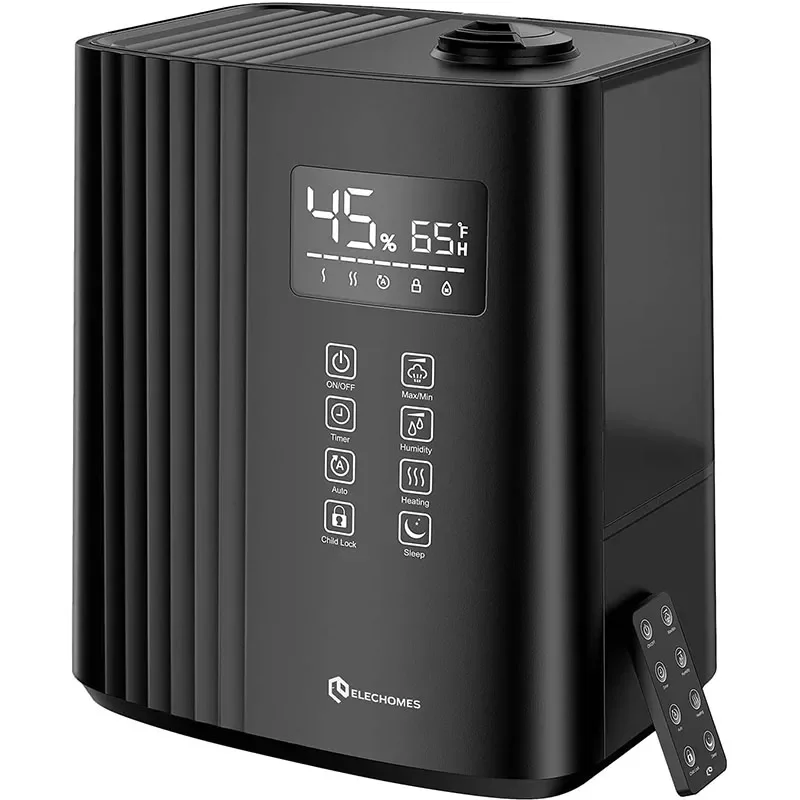 

NEW IN Elechomes SH8830 Humidifier, 6.5L(1.72Gal) Top Fill Warm and Cool Mist Humidifiers for Bedroom with Remote Control
