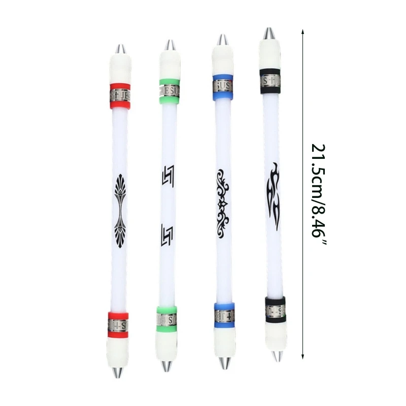 

Florescent Light Spinning Rotating Pen Finger Gaming Spinning Pen No Pen Refill Anti Slip for Student Kid Comfy to Hold 24BB