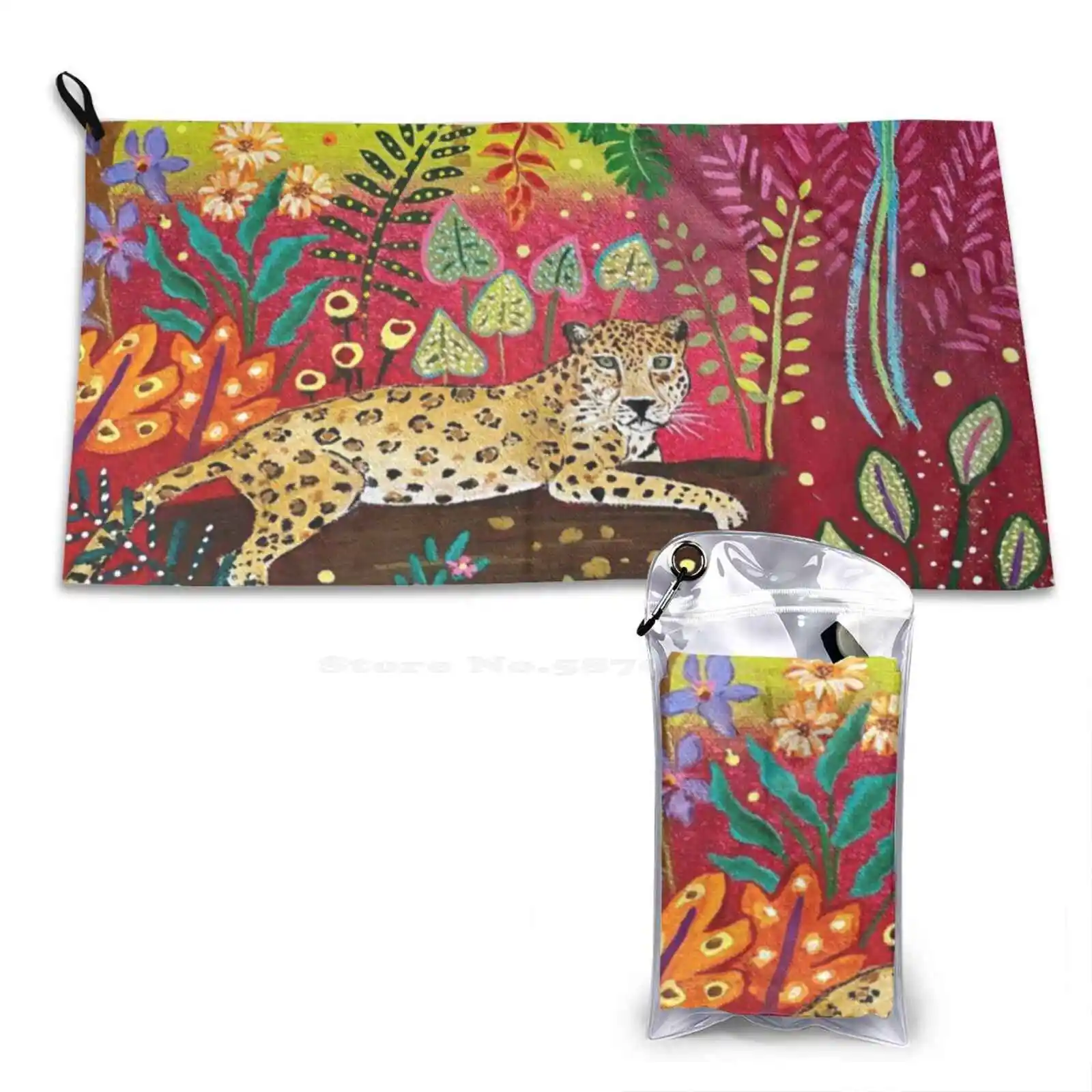 Мягкое удобное банное полотенце с тропическим лесом уличный мир Эмми Магия