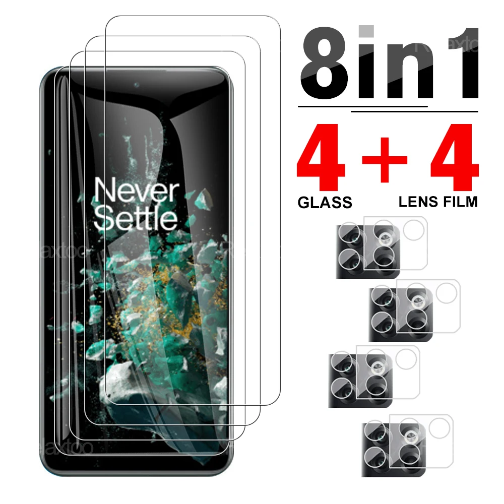 

8 в 1 9H для Oneplus 10T 10R стеклянная Защита экрана для Oneplus Ace 9 9RT 5G 8T закаленное стекло для One plus 8T объектив HD безопасная пленка