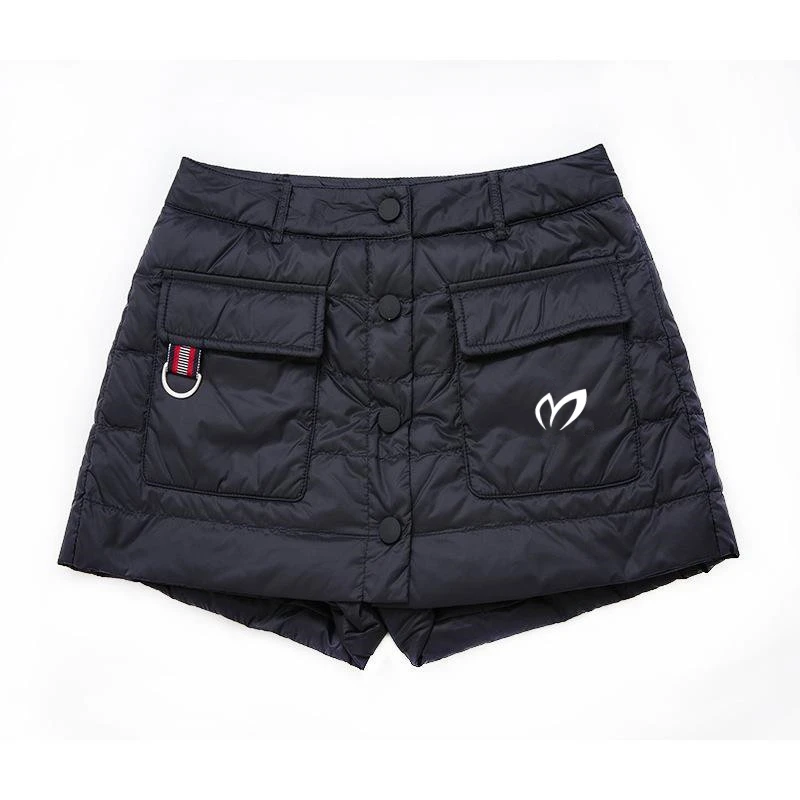 Winter Women Golf Shorts Paris Gates Golf Wear Women Down Cotton Shorts Women's Golf Clothing Fashion Casual Skirts Horse