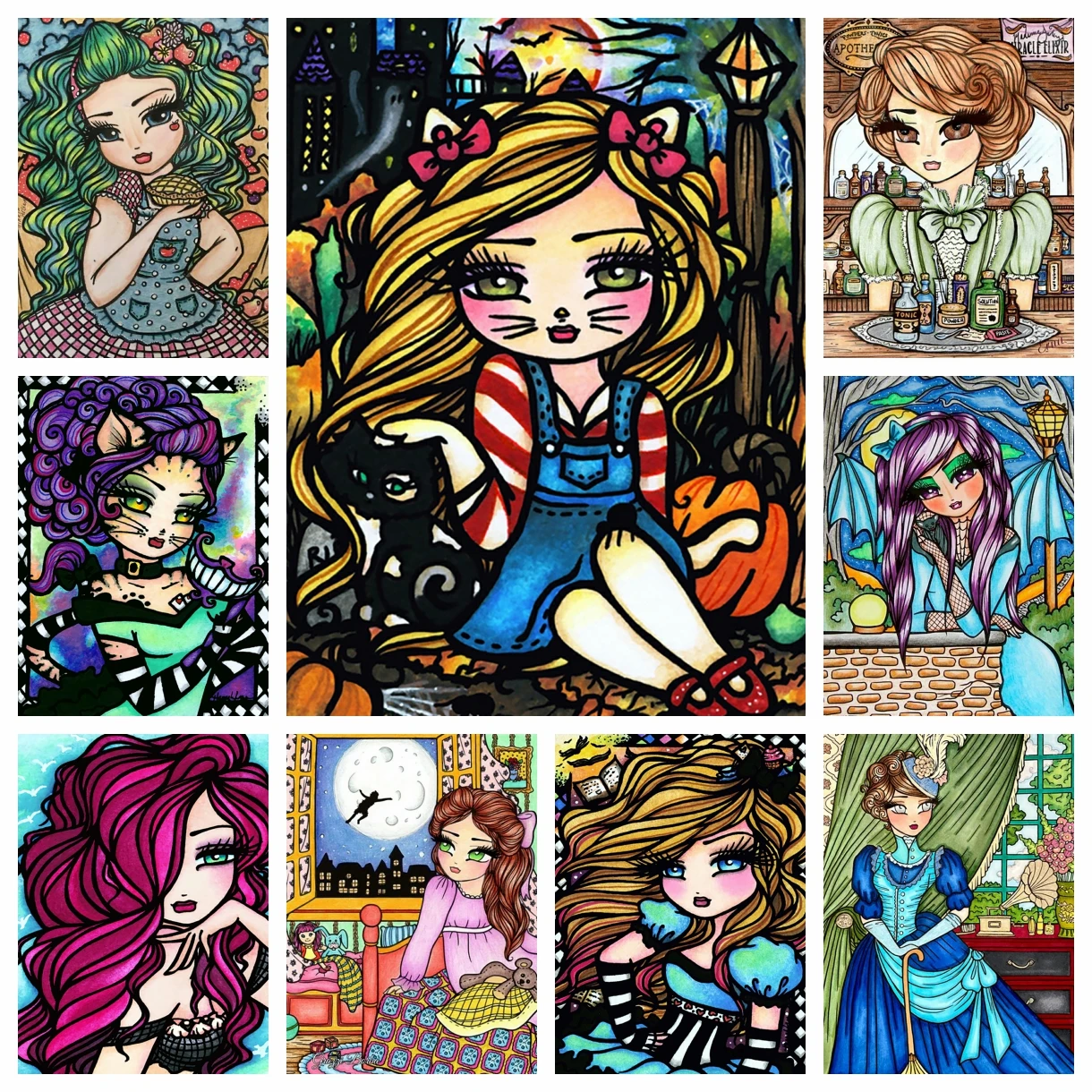 Красивая сказочная 5D мозаика алмазная живопись Набор для вышивки своими руками