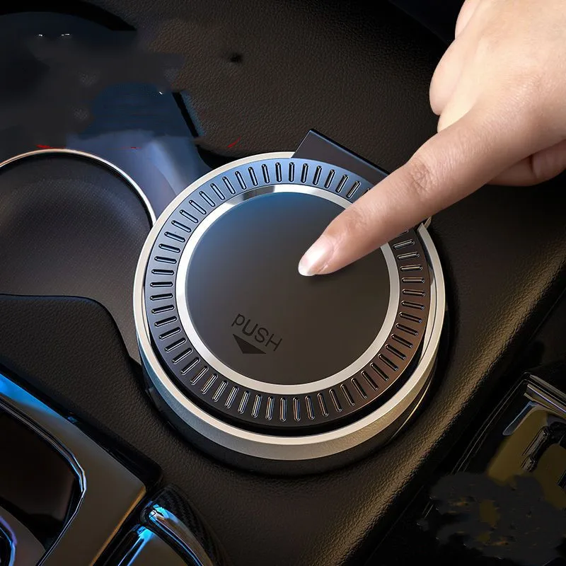 Автомобильная пепельница со светодиодный светильник кой декоративная для