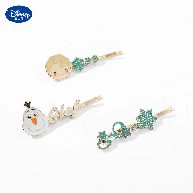 Disney Frozen Elsa Olaf Barrettes Baby Haar Accessories Clip Pin Hair Clip Metal Claw Large Bride Hair Accessories Jewelry Gift