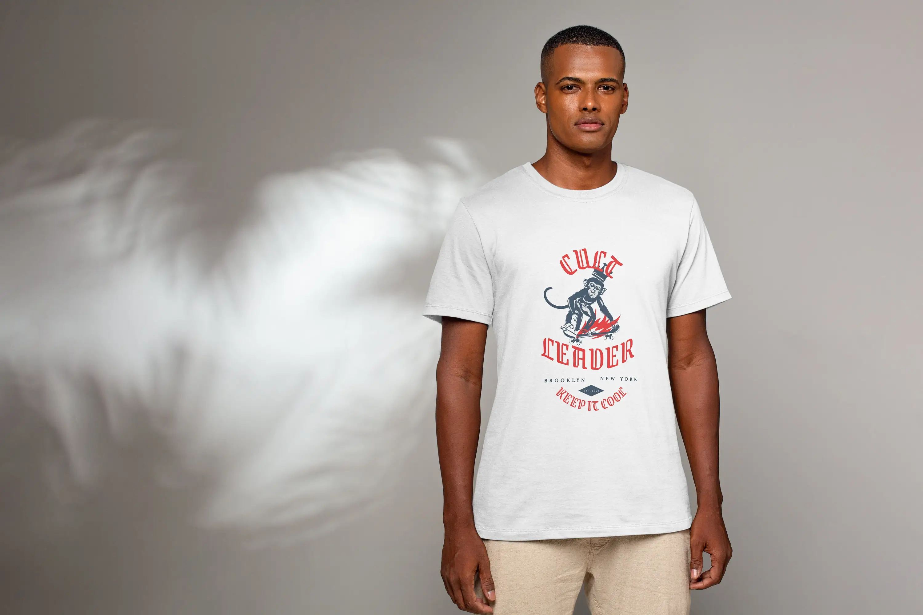 Забавная модная мужская футболка Классная модель Brooklyn Nyc