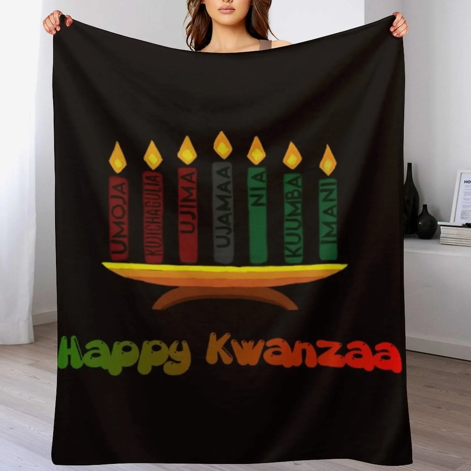 Роскошное дизайнерское одеяло большие одеяла Кванзаа