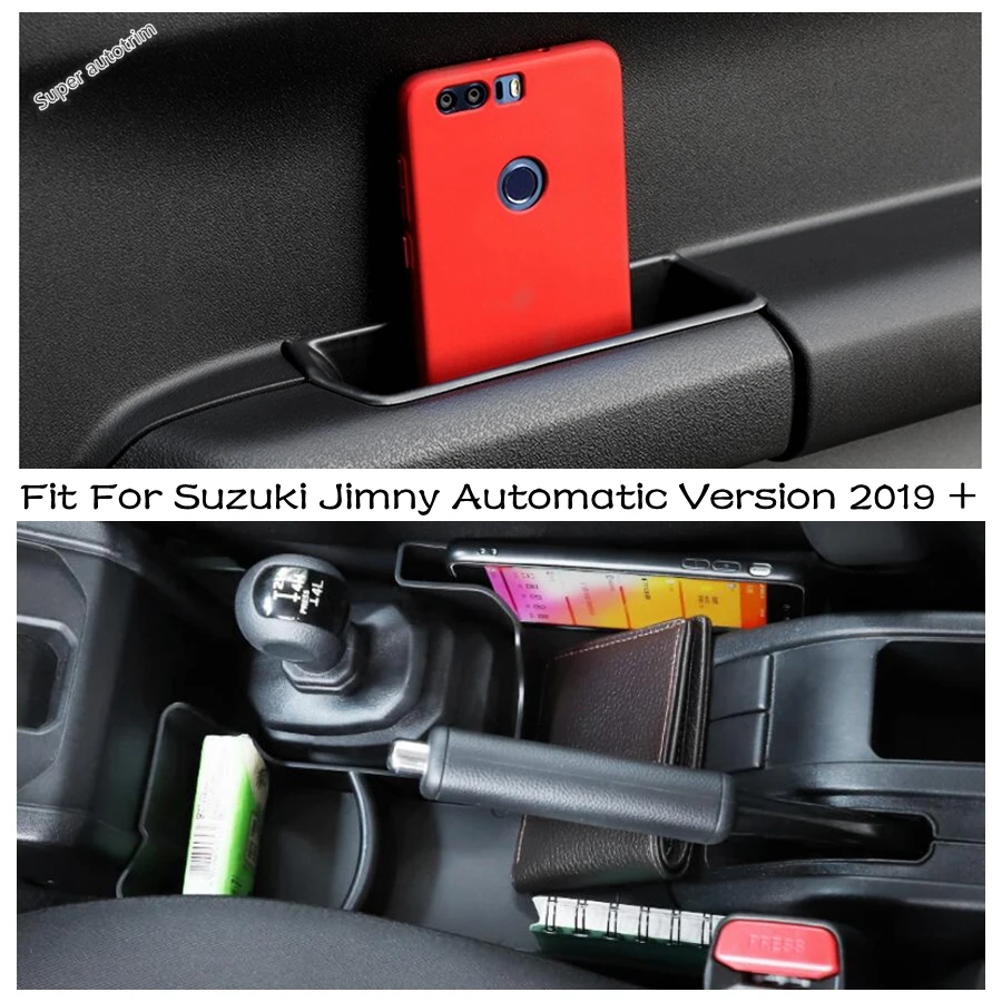 

Front Door Handle & Central Armrest Glove Storage Organizer Box For Suzuki Jimny Automatic Version 2019 - 2022 Interior Parts