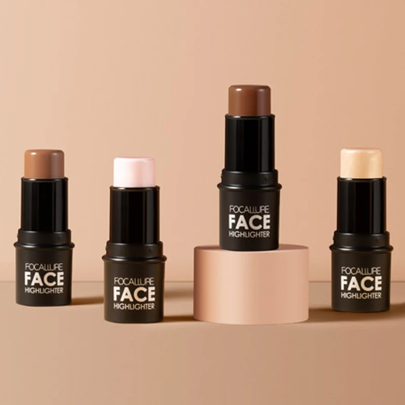 

1 шт. Хайлайтер для лица, макияж, блеск, Контурирование, бронзер для искусственной пудры, кремовая текстура, осветлитель, палочка, косметика, ...