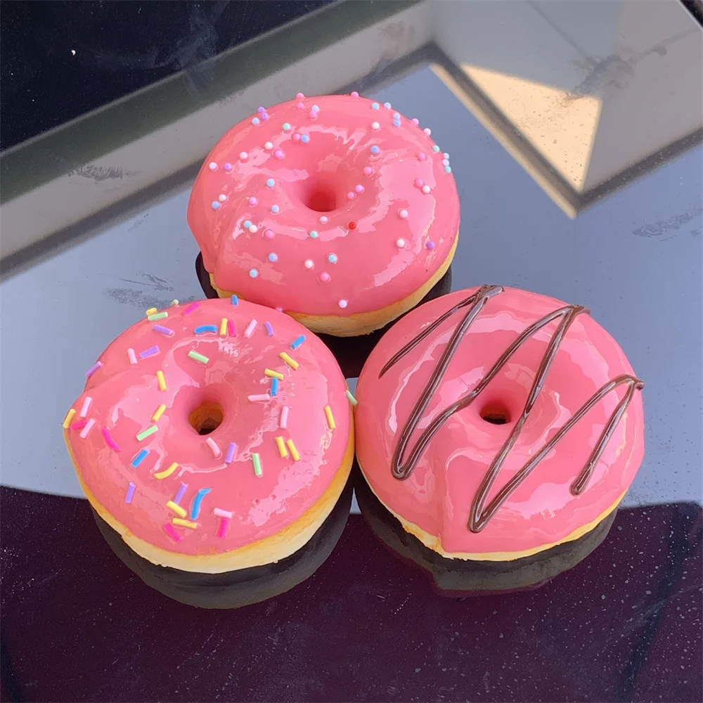 4-дюймовый ванильный мягкий комплект детский бублик модель хлеба накладные