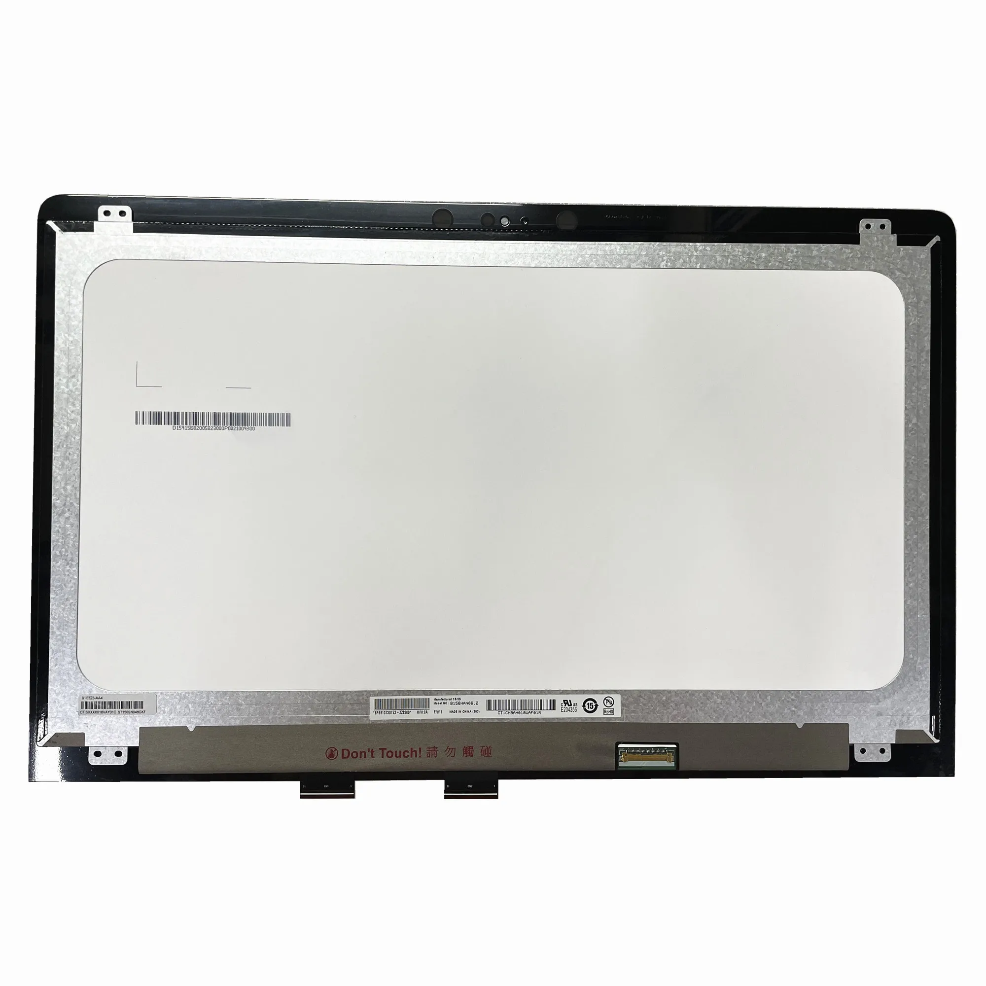 

B156HAN06.2 For HP Pavilion x360 15-br 15br 15-br001la 15.6'' Laptop LCD Touch Screen Digitizer Assembly Without Frame