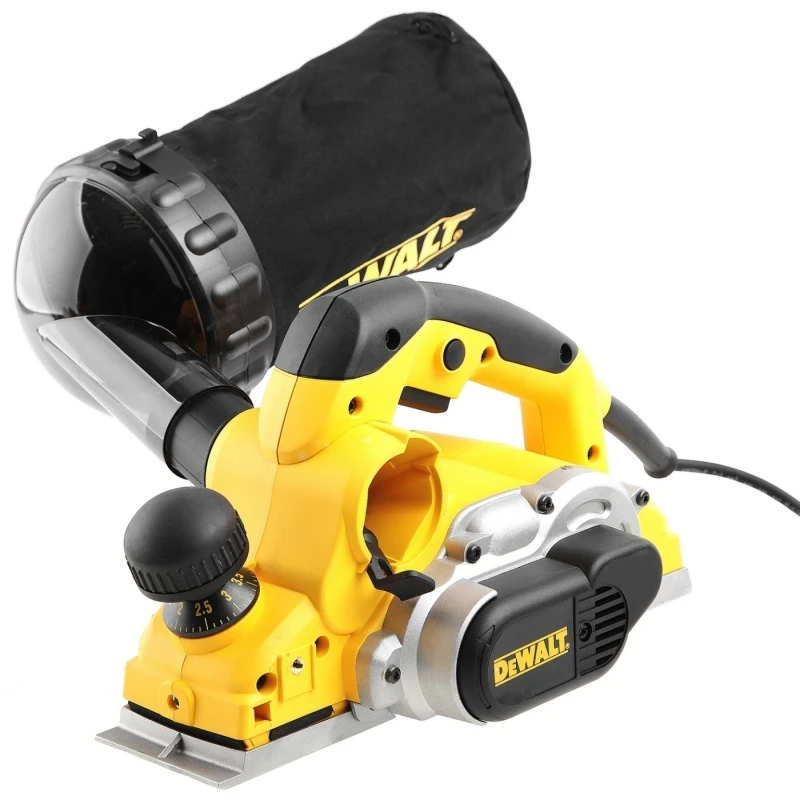 Рубанок электрический DeWalt D26500K (Мощность 1050 Вт ширина обработки 82 мм глубина до 4