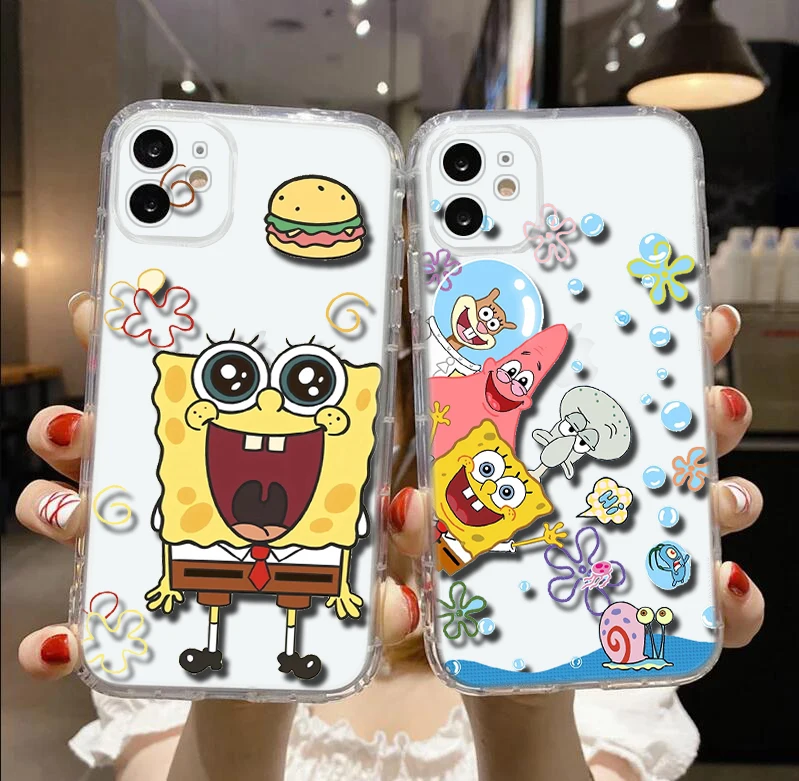 Мягкий чехол B27 SpongeBob SquarePants для LG K71 K8 Plus K9 Lite Q510 K92 Q92 Stylo 6 7 V40 V50 V60 Velvet G9 X4 Q61 Q60