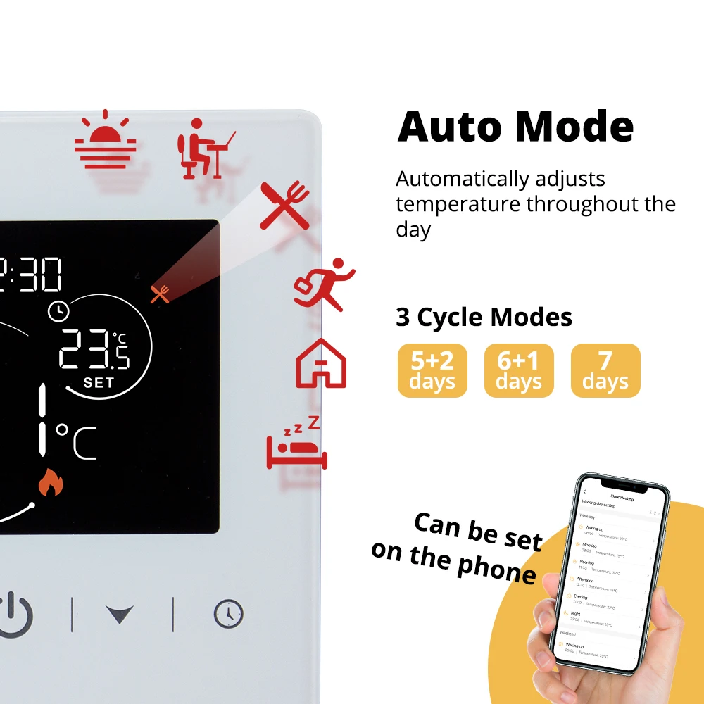 Термостат Tuya с Wi-Fi для газового бойлера