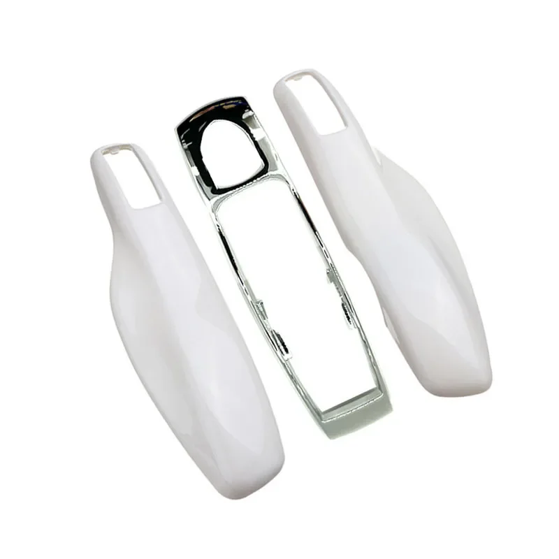 Чехол для смарт-автомобильного дистанционного ключа Mix Silver Center для Porsche Panamera Spyder Carrera Macan Boxster Cayman Cayenne 911 970 981