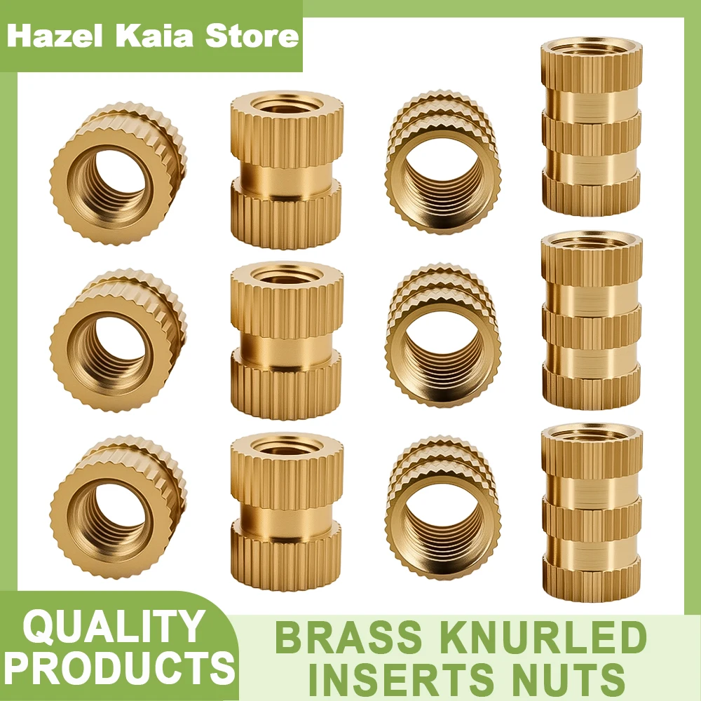 

Латунные вставные гайки M1-M10