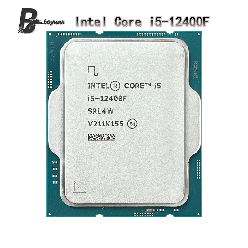 Intel Core i5-12400F i5 12400F 2 5 ГГц 6-ядерный 12-поточный процессор L3 = 18M 65 Вт поддержка DDR4 DDR5