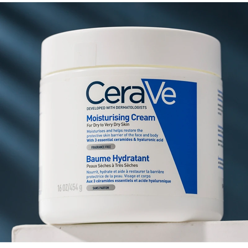 

CeraVe Moisturizing Cream Body and Face Moisturizer for Dry Skin Body Cream With Hyaluronic Acid and Ceramides 85g 340g 454g