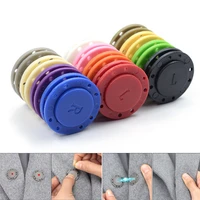 10pair sewing buttons clothes hidden buckle invisible magnet button cover slip non slip buckle handmade diy clothing decoration