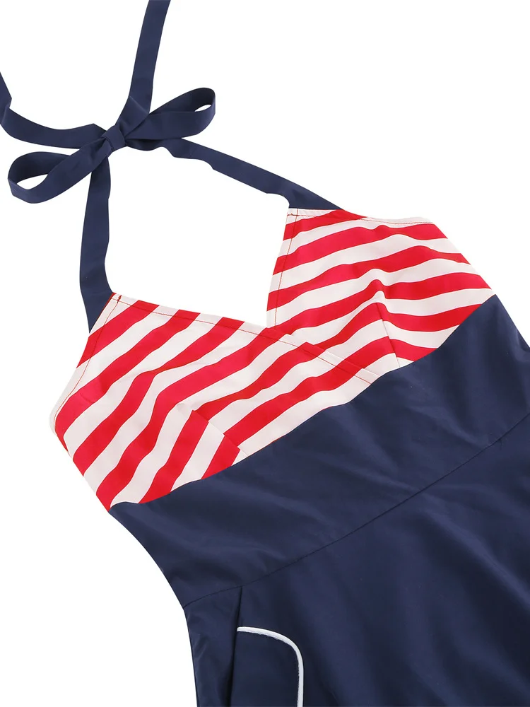 Женское платье без бретелек и рукавов с V-образным вырезом