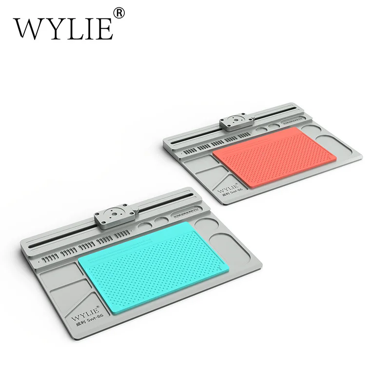 

Силиконовый коврик WYLIE для микроскопа, большая подвижная основа для ремонта телефонов