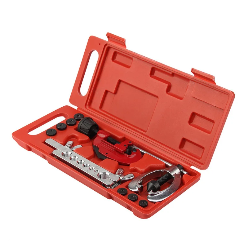 

Copper Brake Fuel Pipe Repair Double Flaring Dies Tool Set For Cutting Flaring Cutter Tool Kits NEW