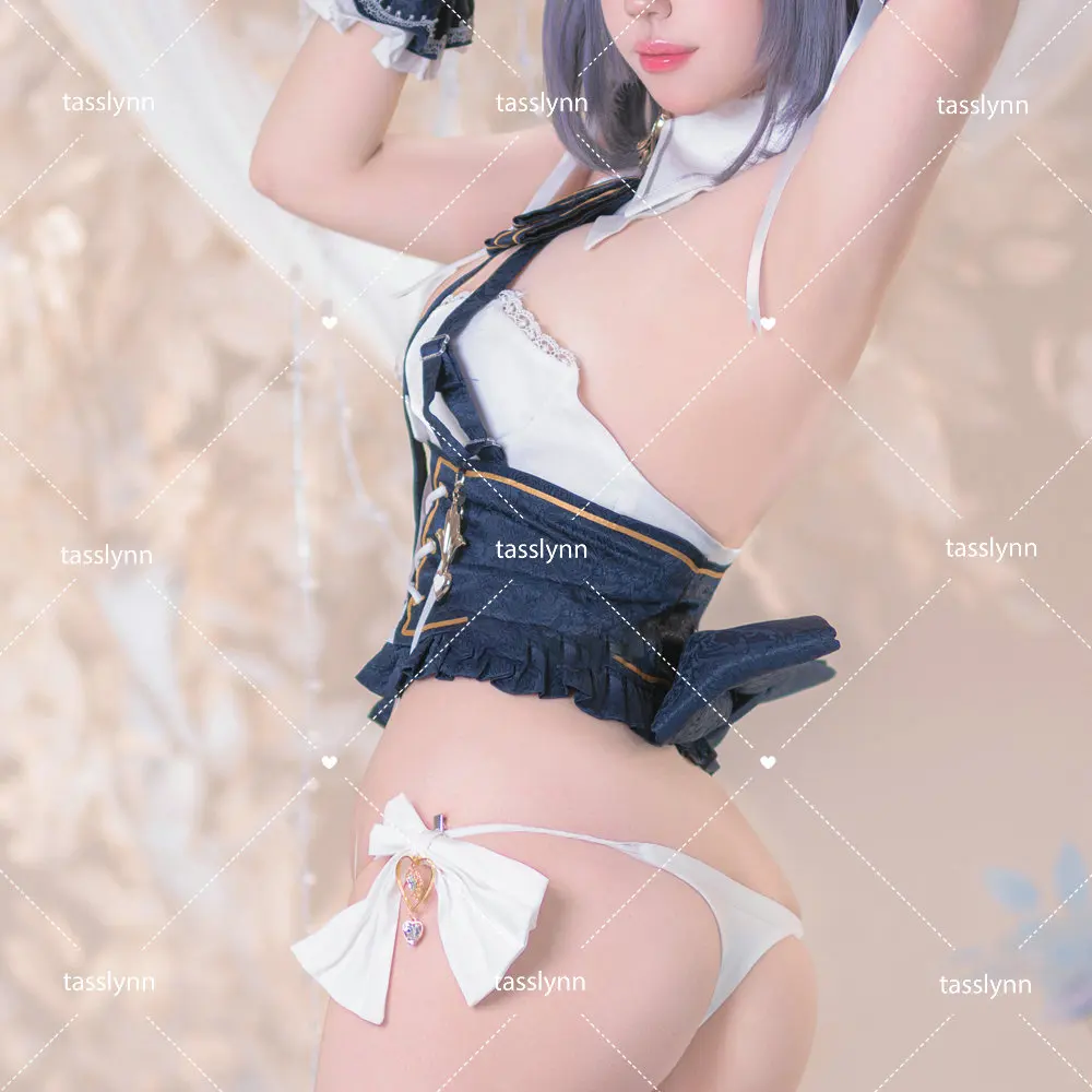 Фото Костюм для косплея Cheshire Azur Lane, игровые костюмы для косплея для женщин, пижамы HMS Cheshire, женская праздничная одежда, наряды №5