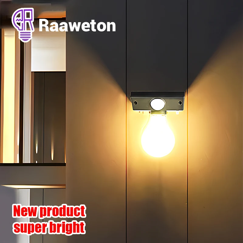 

Solar LED Wall Light Outdoor Waterproof Human Body Sensing Garden Decor Home Landscape Courtyard Lights Solar Outdoor Wall Lamp