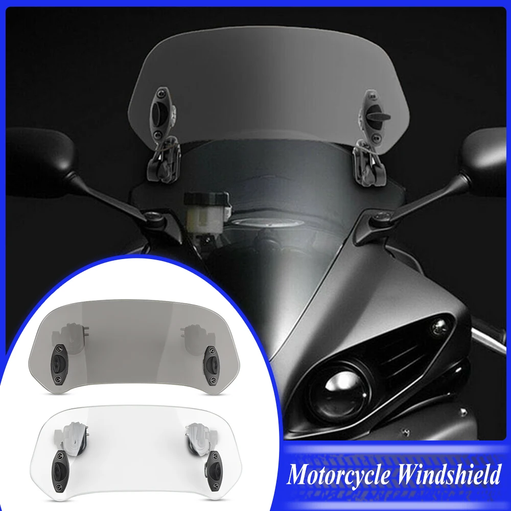 

For Honda XL 650 600 700 1000 125V Transalp Varadero XRV750 Motorcycle Windshield Extension Kit Spoiler Windscreen Air Deflector