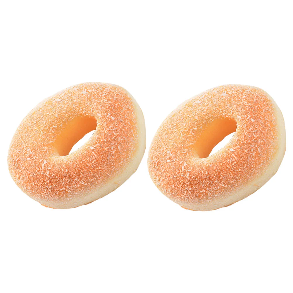 

Donuts Showcase Props Artificial Cakes Fake Food Simulated Doughnuts Table Decor