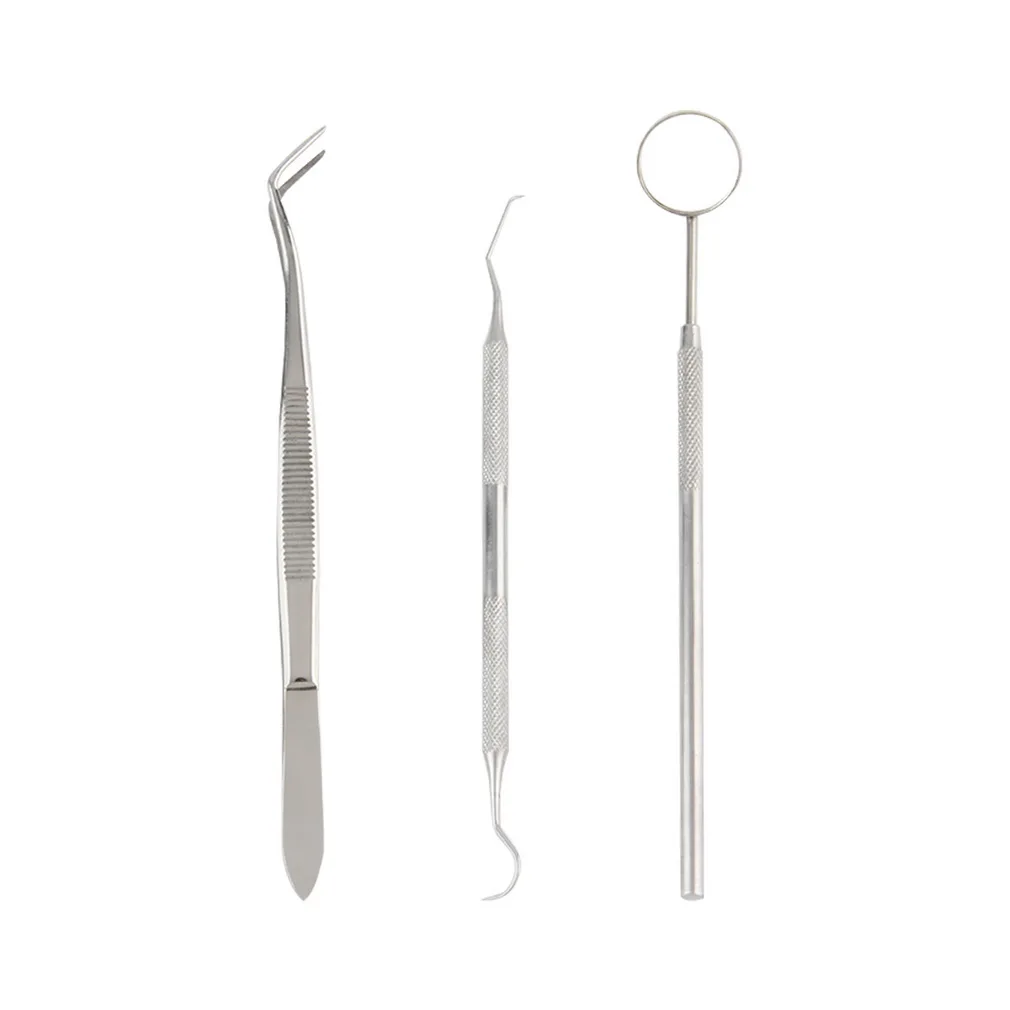 

3pcs Dental Examination Kit Probe Set Hygiene Examination Cleaning Tools