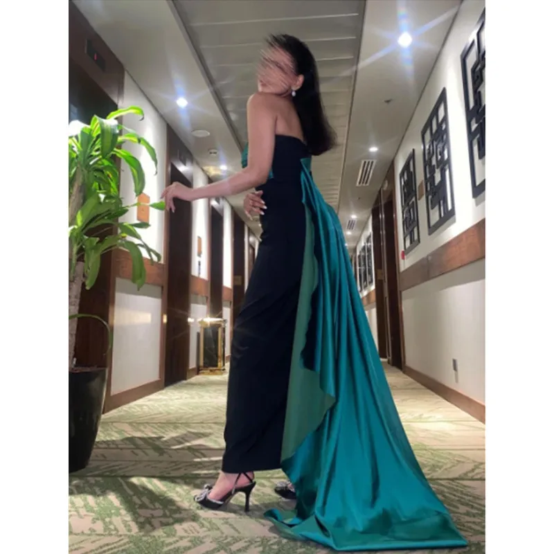 Aleeshuo современные Зеленые атласные