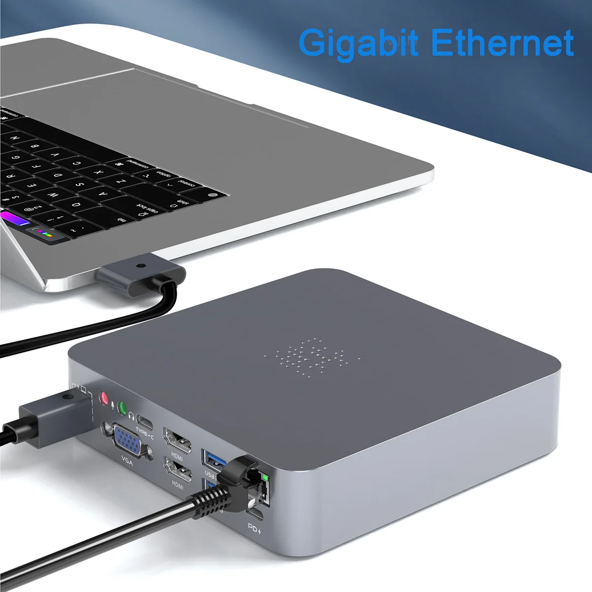 Док-станция 18 в 1 для Mac Book Pro Air PD VGA RJ45 USB3.0 |
