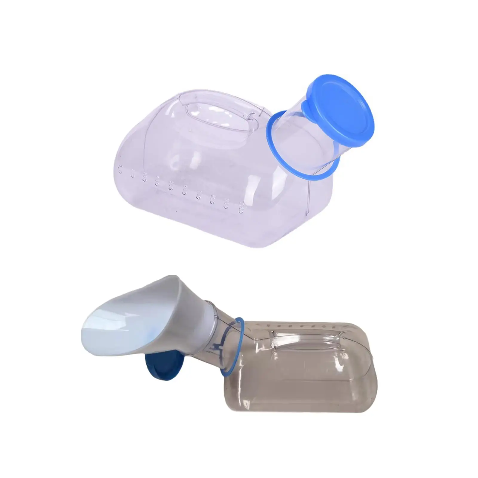 

Portable Urinal Bottle Spill Proof Plastic Can Urine Jar Bedpans Pee Container for Car Outdoor Camping Incontinence Patient