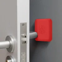4pc anti collision door handle mute anti collision pad rear wall silicone protective pad living room bedroom door closing buffer