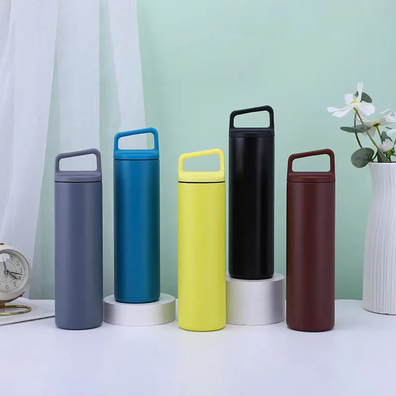 

600ml 304 stainless steel vacuum insulated cup, portable insulated coffee accompanying cup, portable sports water bottle