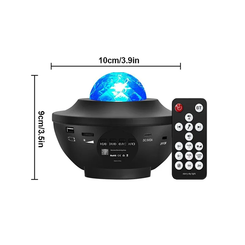 

Ночник-проектор KUALOOL с музыкой