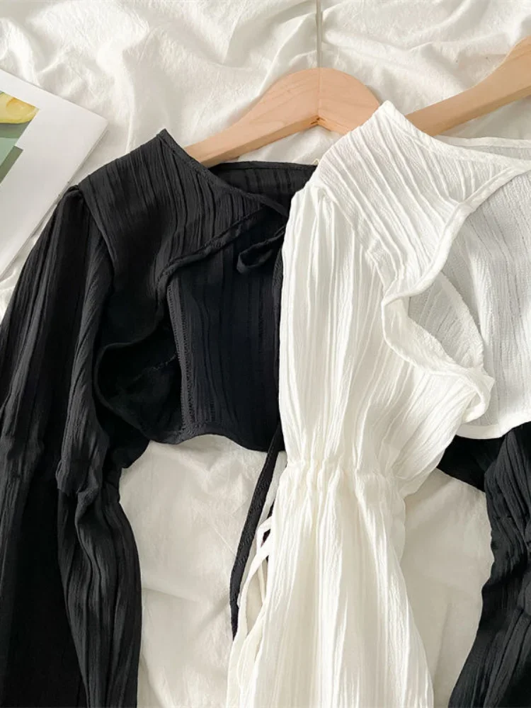 Летний кардиган Y2k с защитой от солнца женская одежда тонкие укороченные топы