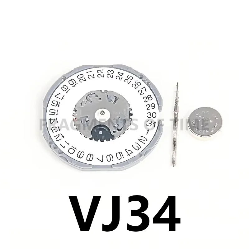 Часы наручные VJ34 с электронным механизмом кварцевый механизм дата 3/6 VJ34B