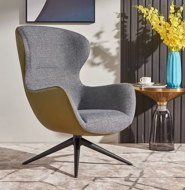 Расслабляющее черное кресло с романтическим акцентом мебель для гостиной