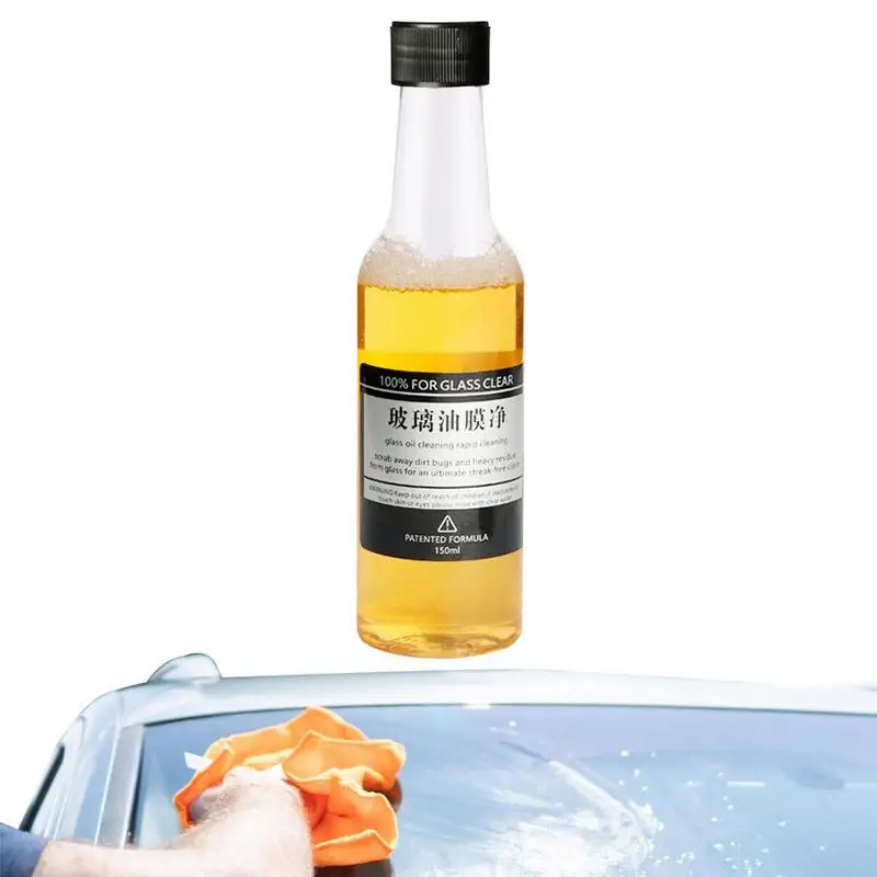 

150ml Car Oil Film Remover Windshield Cleaning Tool Glass Cleaner For Auto And Home Car Glass Oil Film Remover
