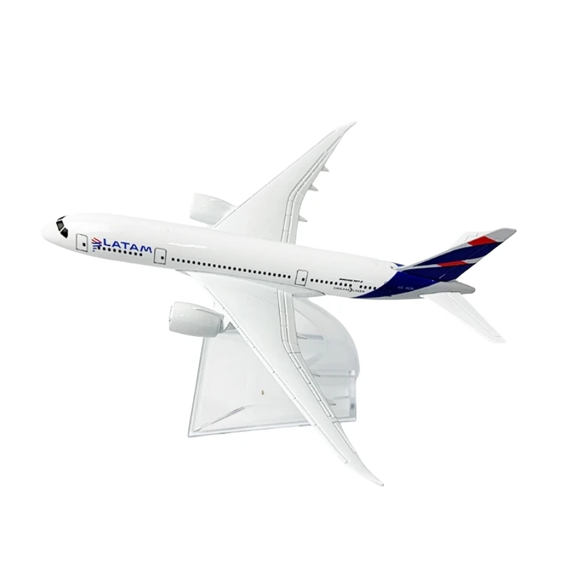 Фото 16 см самолет Latam Airlines B787 металлическая модель самолета 1:400 имитация пассажирского самолета из сплава литья под давлением твердый статический орнамент №1