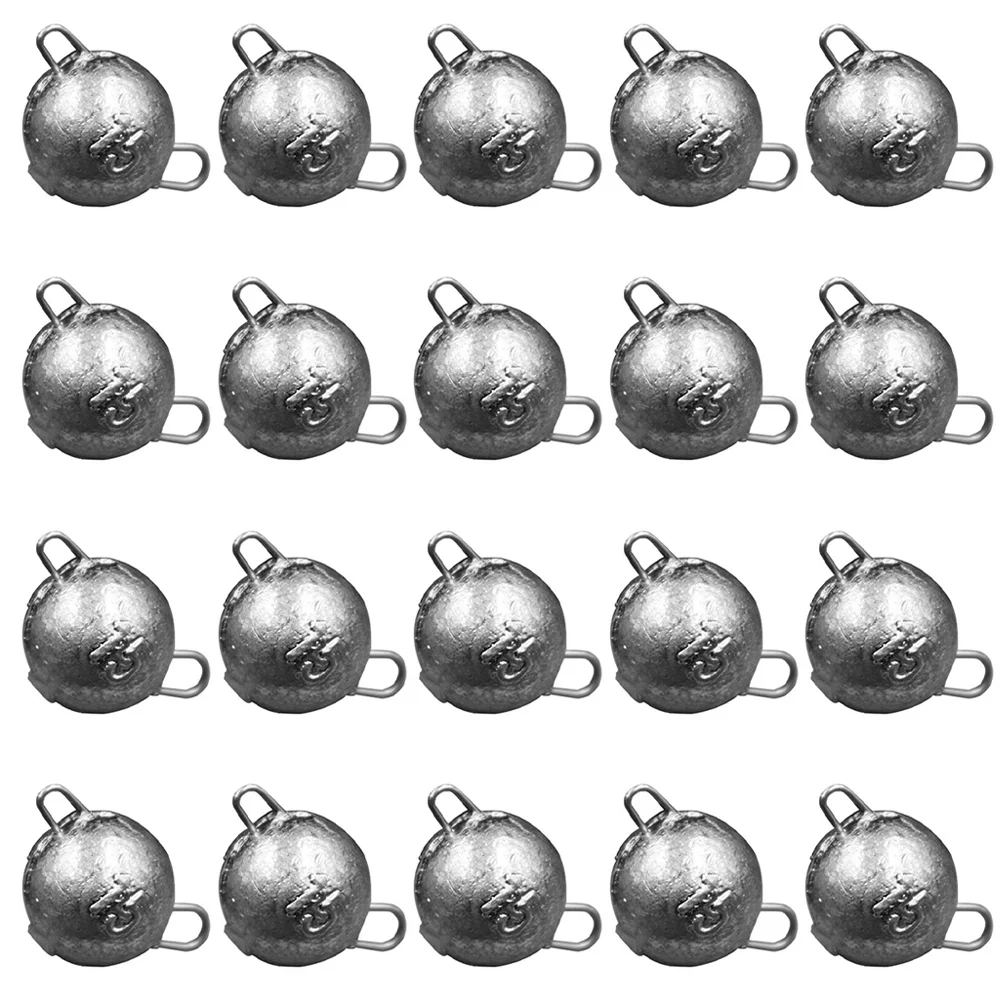 

20Pcs Fishing Lead Weights Round Sinkers Fishing Lead Sinkers Fishing Tackle